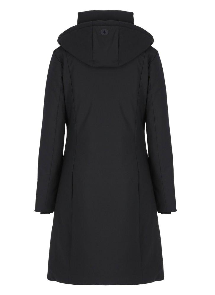 Save The Duck Zip Up Hooded Long Coat