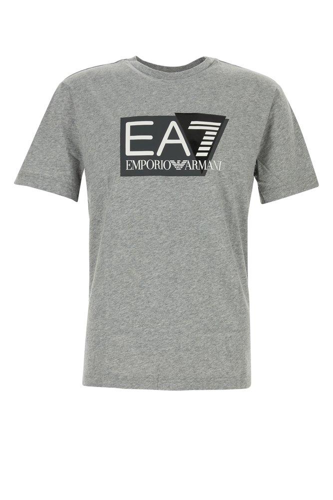 Ea7 Emporio Armani Logo-Printed Crewneck T-Shirt