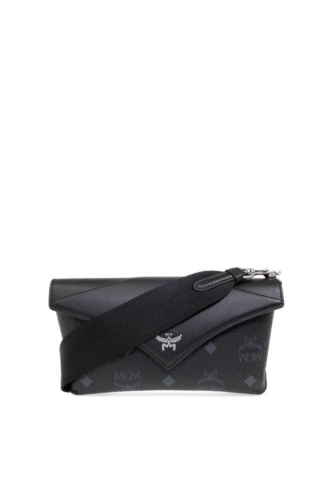 MCM Logo Printed Shoulder Bag