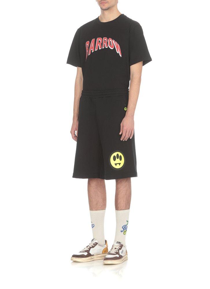 Barrow Logo Printed Bermuda Shorts