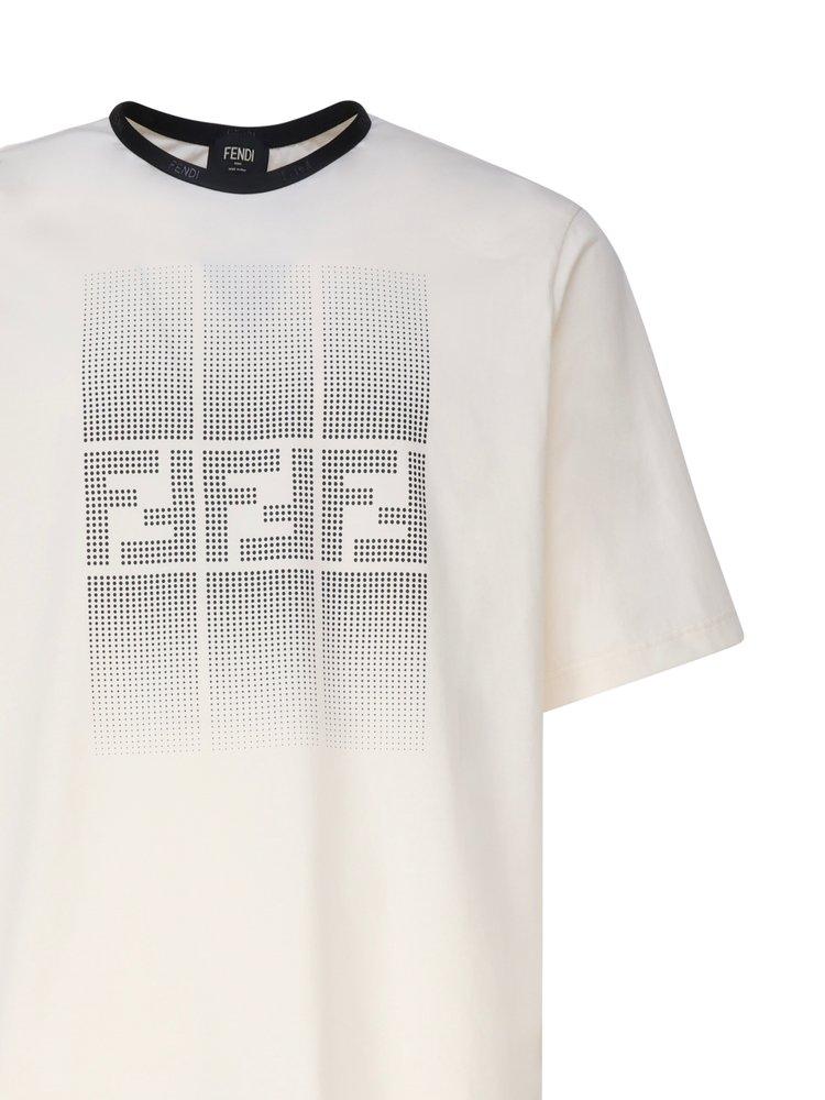 Fendi FF Printed Crewneck T-Shirt