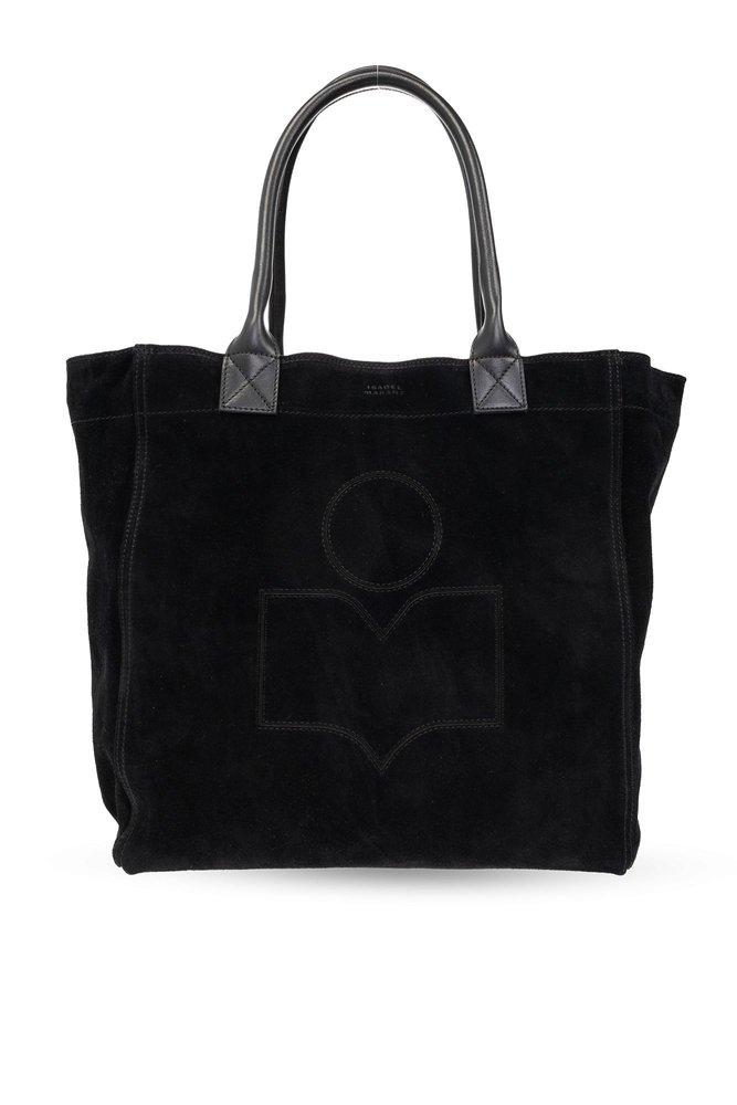 Isabel Marant Yenky Logo Embroidered Tote Bag