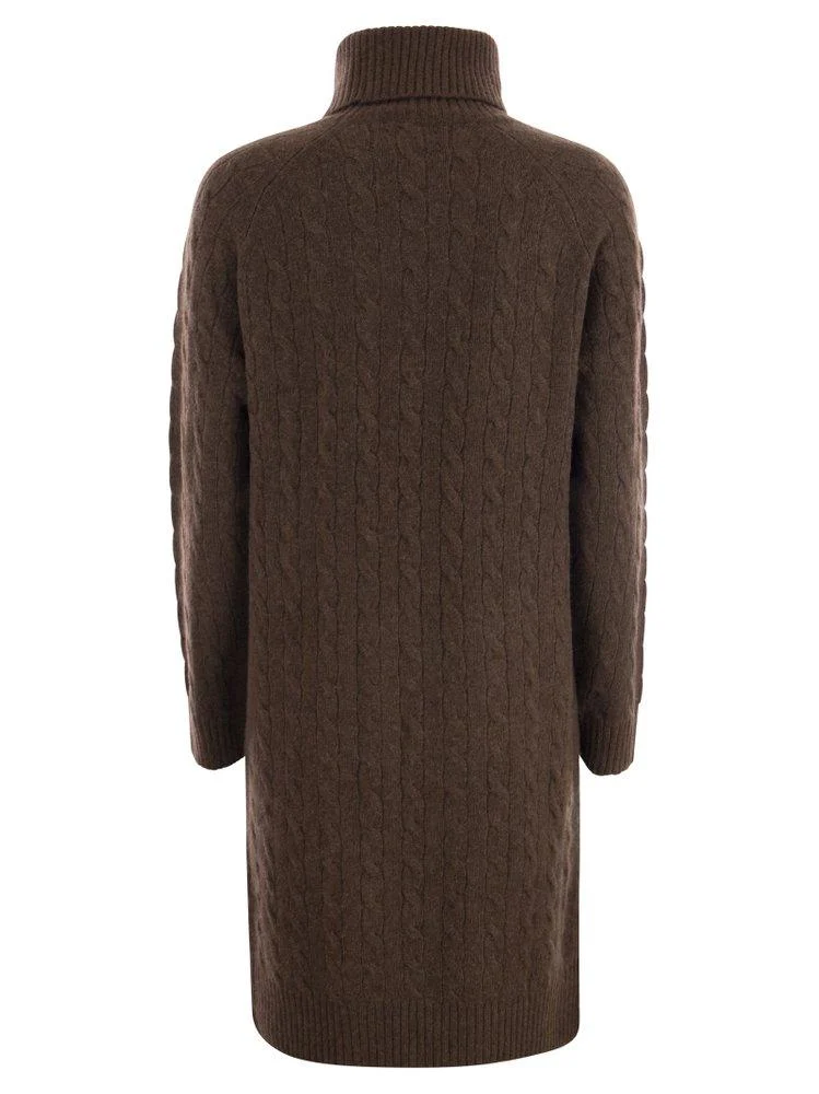 Polo Ralph Lauren Wool And Cashmere Turtleneck Dress