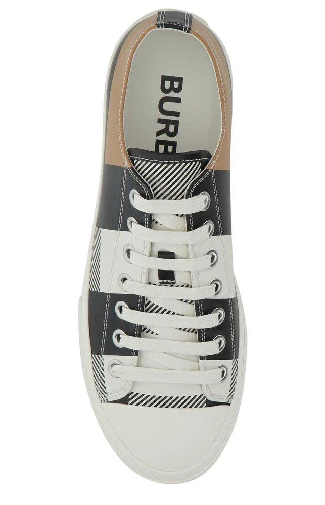 Burberry Check Printed Low-Top Sneakers