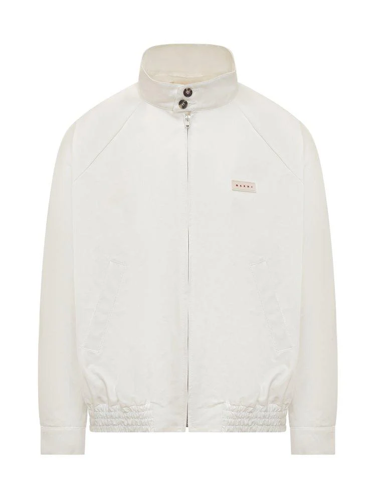 Marni Logo Patch Zipped Jacket