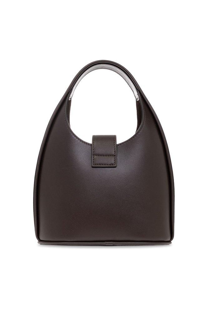 Ferragamo Gancini-Buckle Logo-Engraved Mini Hobo Bag