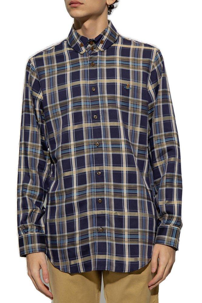 Vivienne Westwood Krall Checked Long-Sleeved Shirt