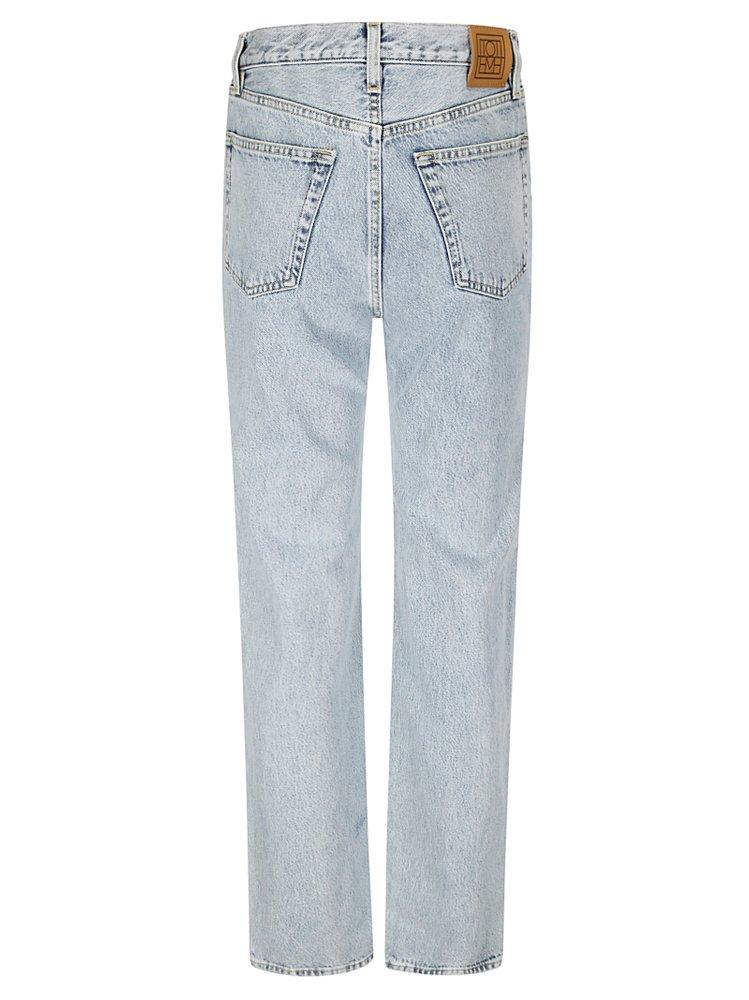 Totême Mid-Rise Straight Leg Jeans