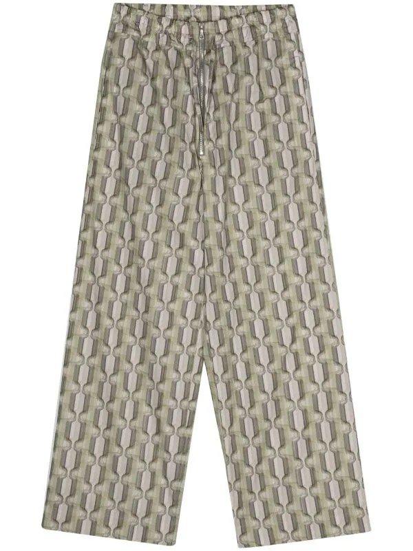 Dries Van Noten Graphic Print Trousers