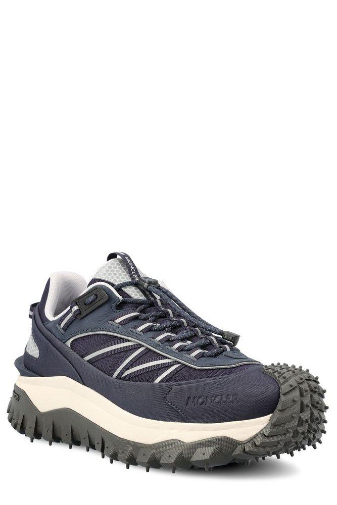 Moncler Round Toe Lace-Up Sneakers