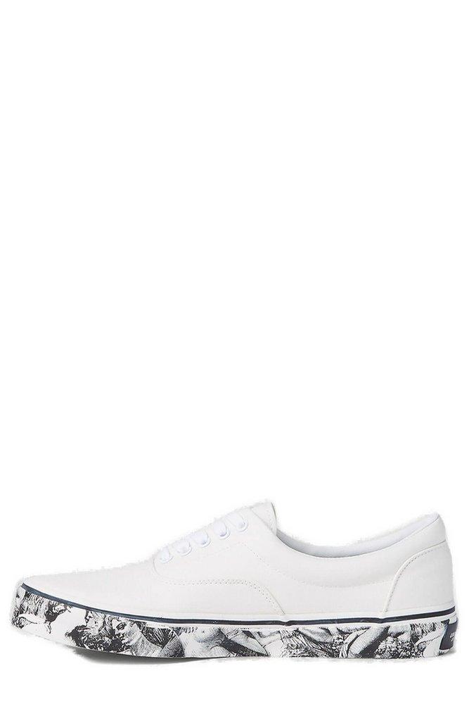 Undercover Round Toe Lace-Up Sneakers