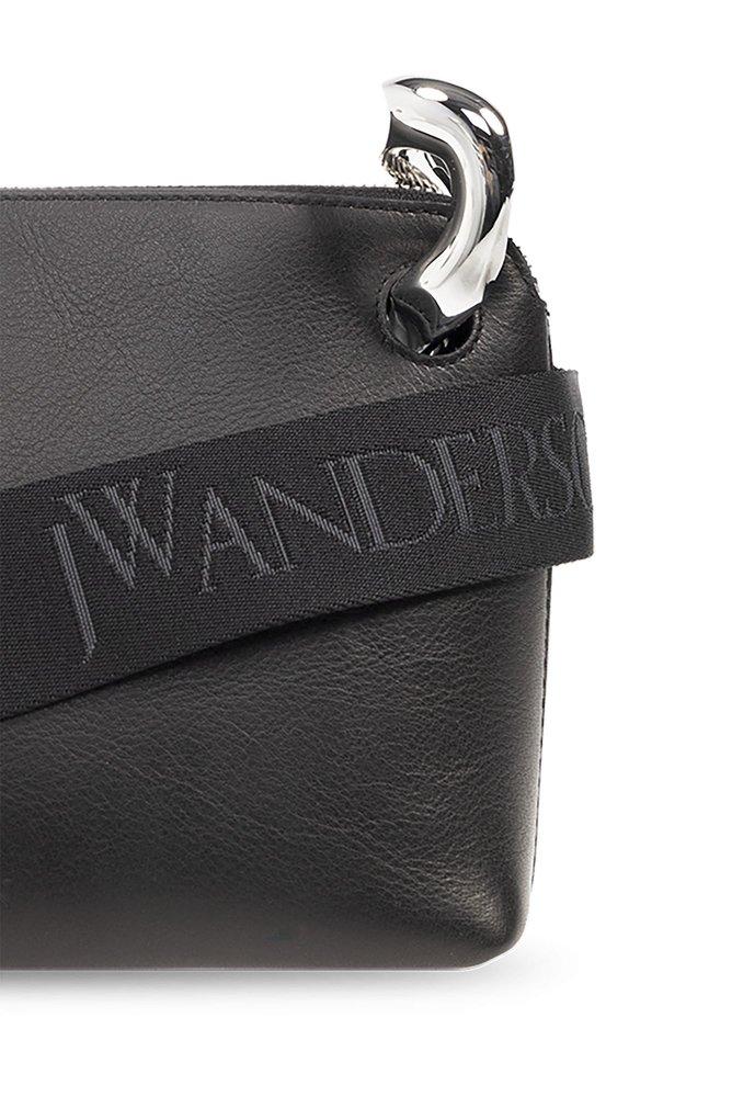 JW Anderson Logo Debossed Zip-Up Shoulder Bag