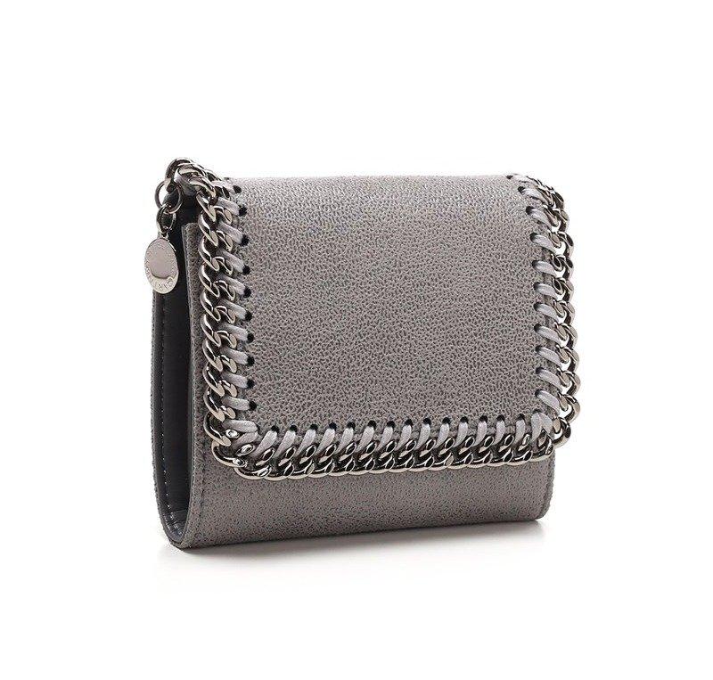 Stella McCartney Falabella Tri-Fold Flap Small Wallet