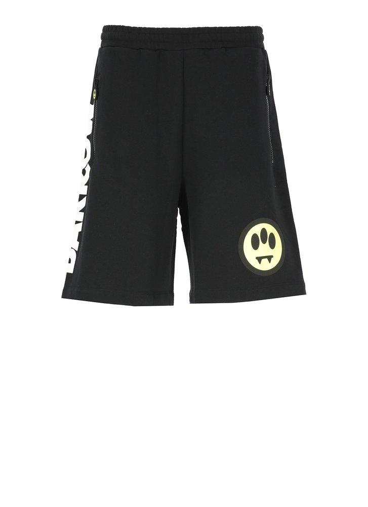 Barrow Logo Printed Bermuda Shorts