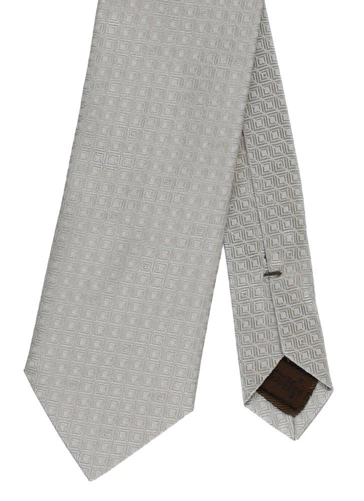 Church's All-Over Geometric Pattern Tie