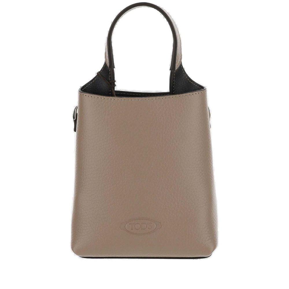 Tod's Logo Plaque Top Handle Bag