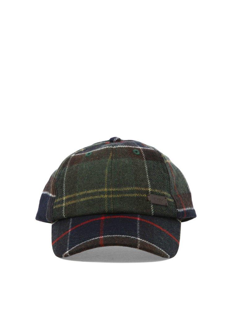 Barbour Check Pattern Baseball Cap