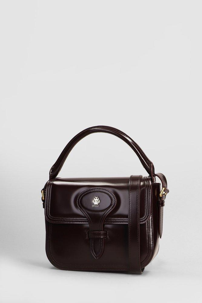 Bally Logo Printed Top Handle Bag