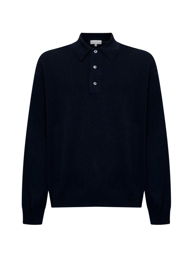 Studio Nicholson Noe Knitted Polo Jumper