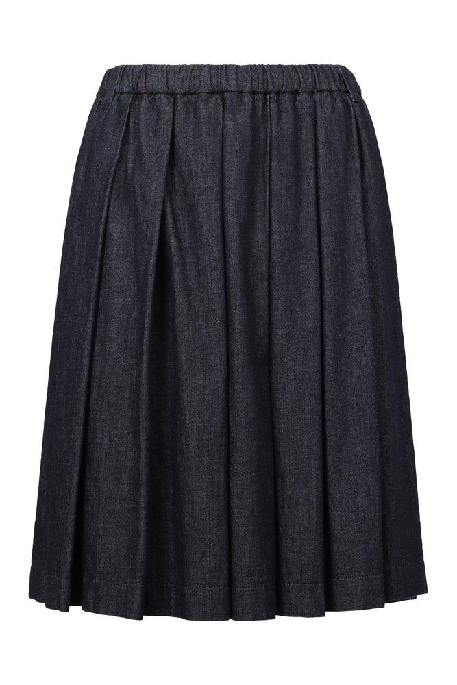 Aspesi Belt-Looped Pleated Midi Skirt