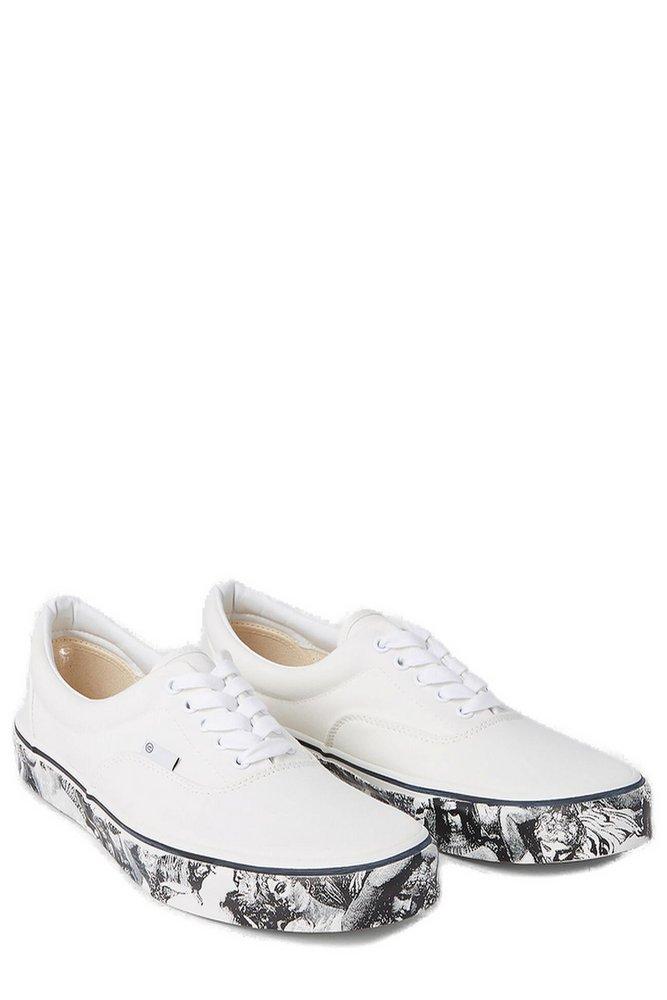 Undercover Round Toe Lace-Up Sneakers