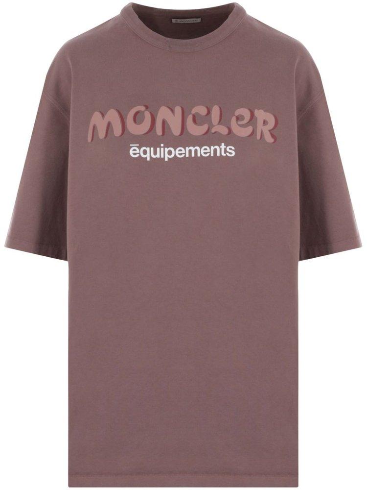 Moncler X Salehe Bembury Logo Printed Crewneck T-Shirt