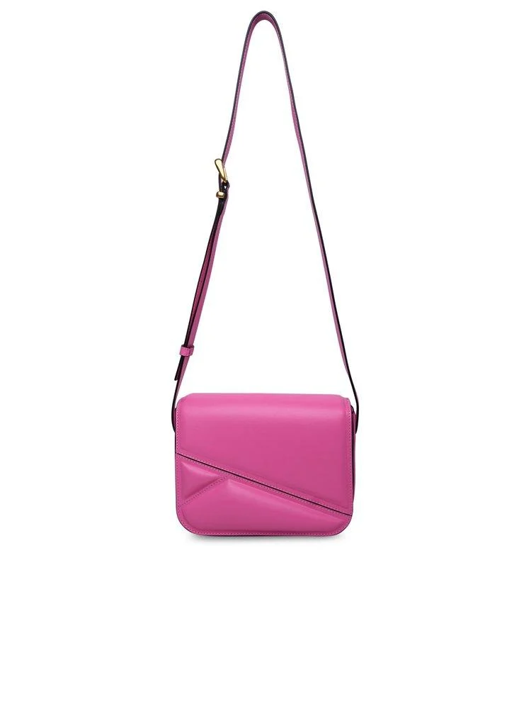 Wandler Medium 'Oscar Trunk' Bag In Pink Calf Leather