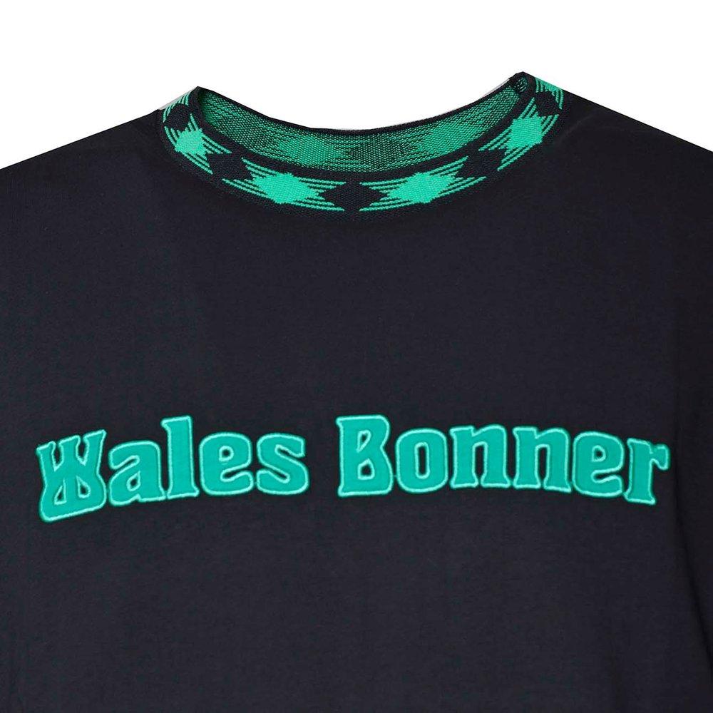 Wales Bonner Logo Patch Crewneck T-Shirt