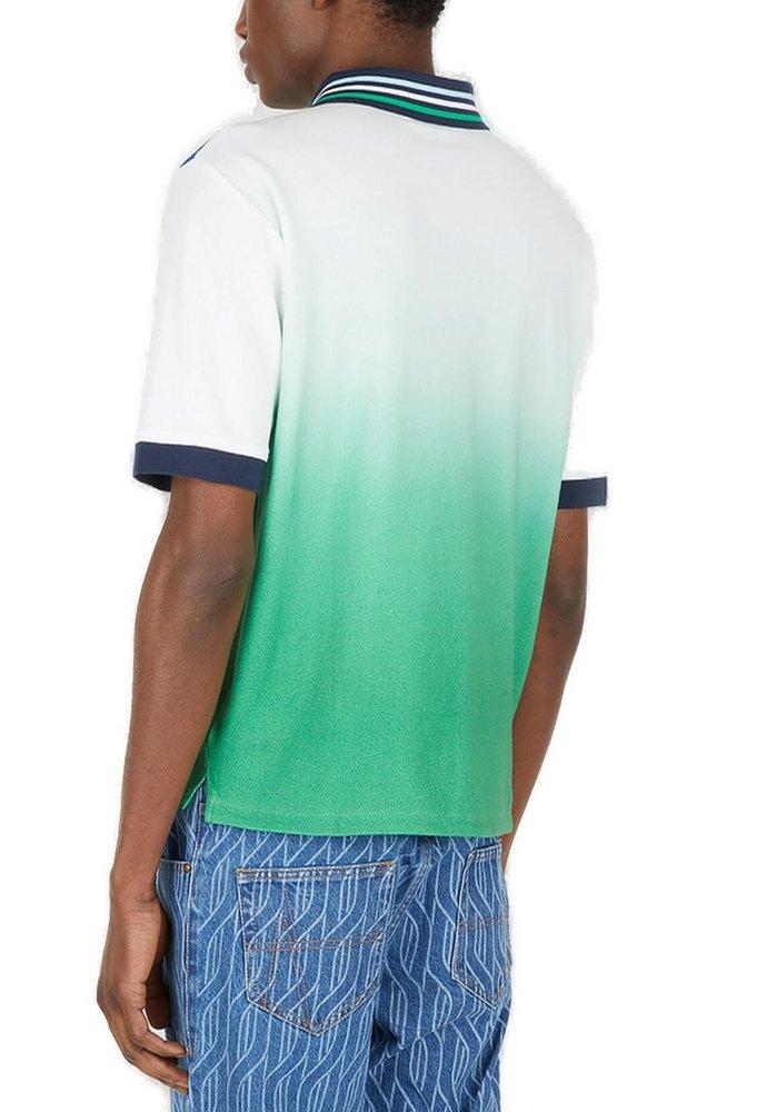 Ahluwalia Short Sleeved Graphic Printed Football Polo Shirt