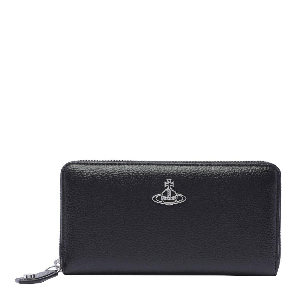 Vivienne Westwood Orb Plaque Zipped Wallet