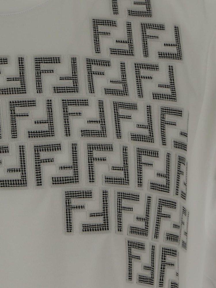 Fendi Monogram Printed Crewneck T-Shirt