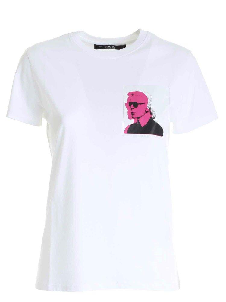 Karl Lagerfeld Karl Legend Double Printed T-Shirt