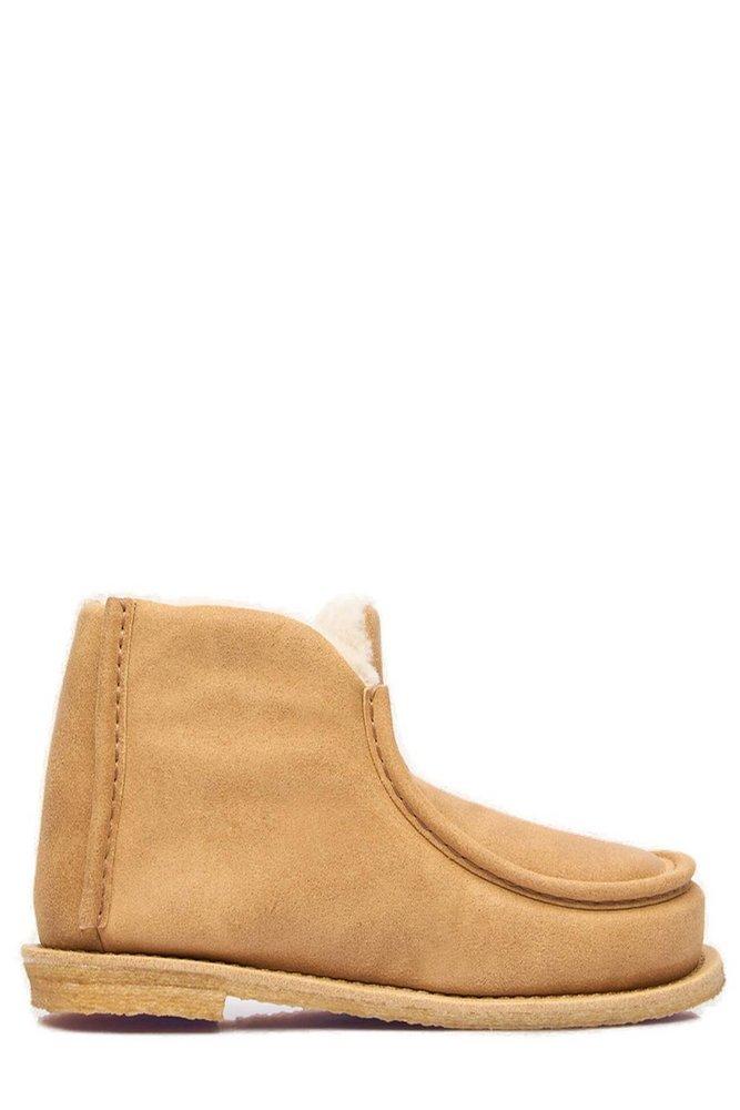 JW Anderson Square Toe Padded Ankle Boots