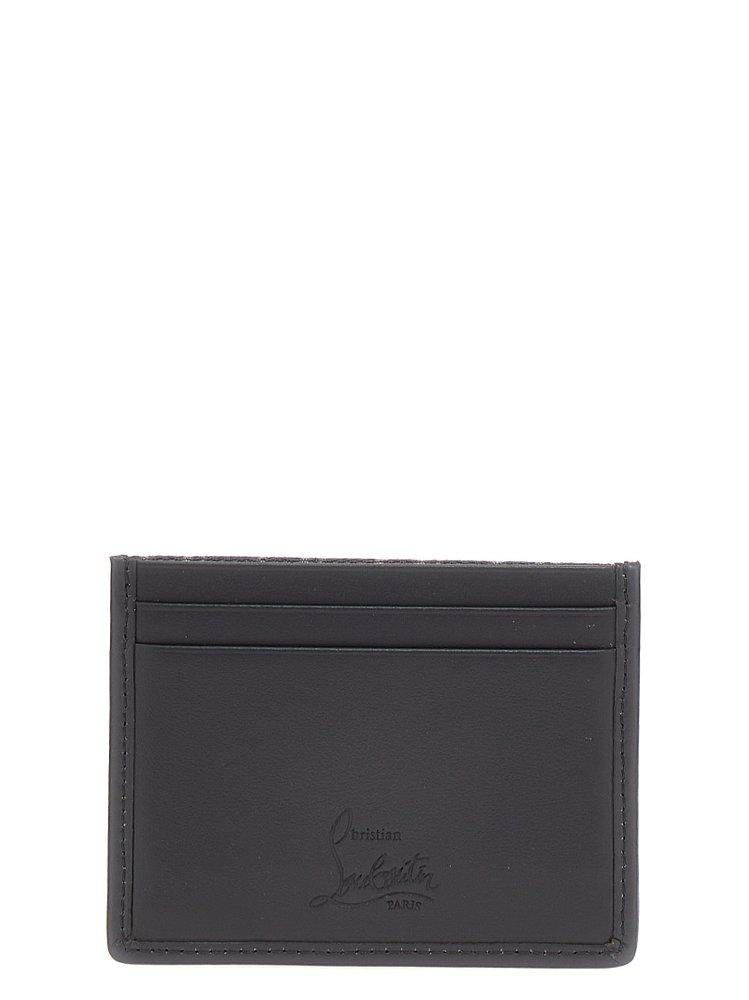 Christian Louboutin Kios Jacquard Monogram Card Holder