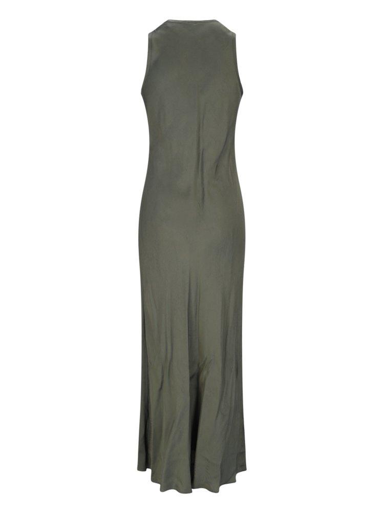 Aspesi Sleeveless Crewneck Maxi Dress