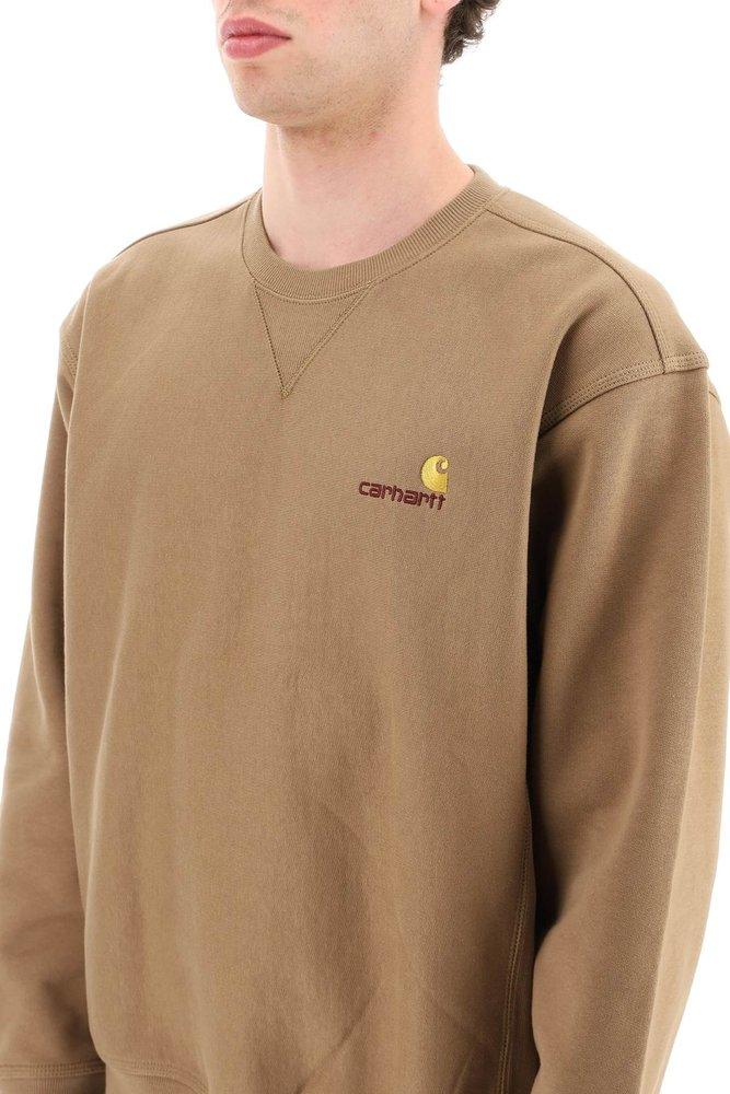 Carhartt WIP Logo Embroidered Crewneck Sweatshirt