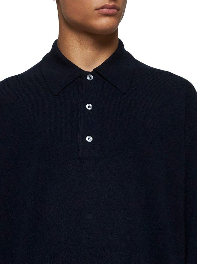 Studio Nicholson Noe Knitted Polo Jumper