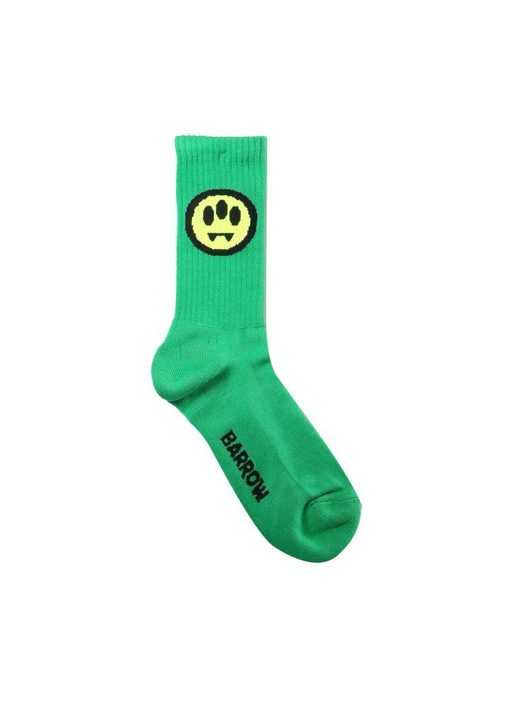 Barrow Logo-Intarsia Ribbed Socks