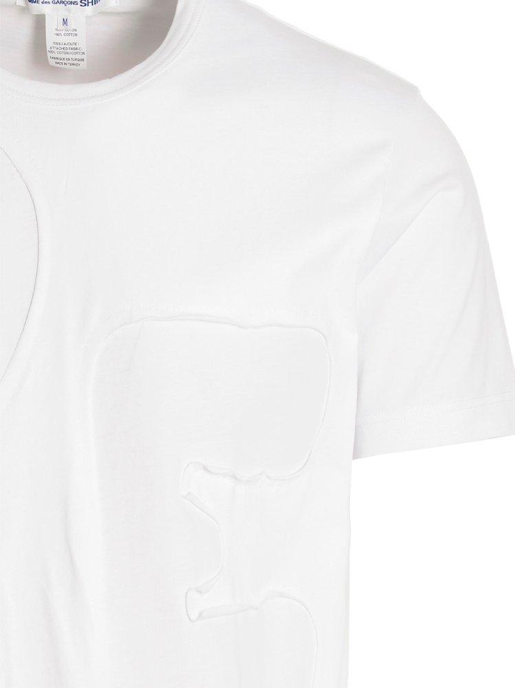 Comme des Garçons Shirt Patch Detailed Crewneck T-Shirt