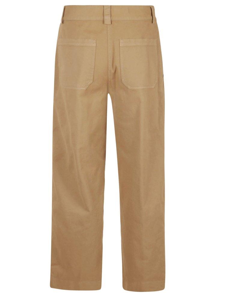 Aspesi High-Waisted Wide-Leg Trousers