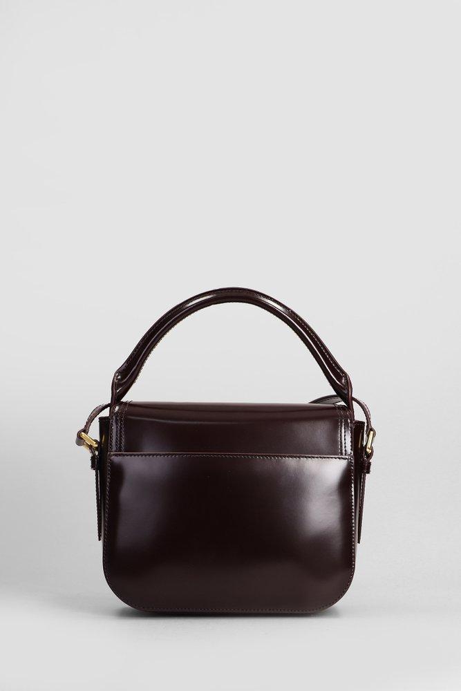 Bally Logo Printed Top Handle Bag