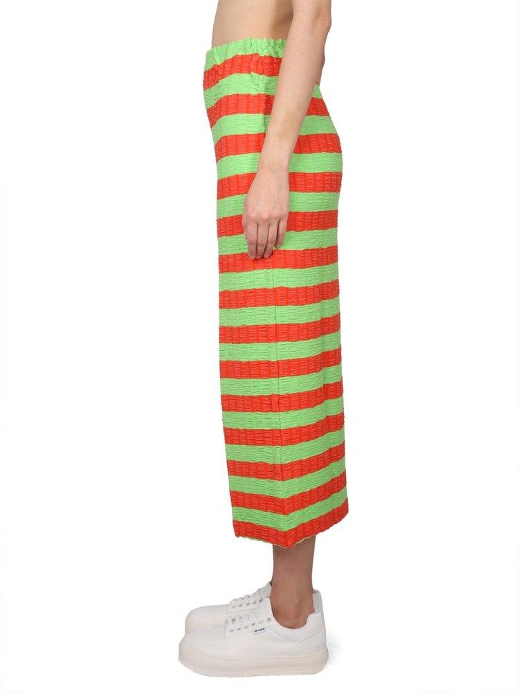 Sunnei Striped Long Skirt