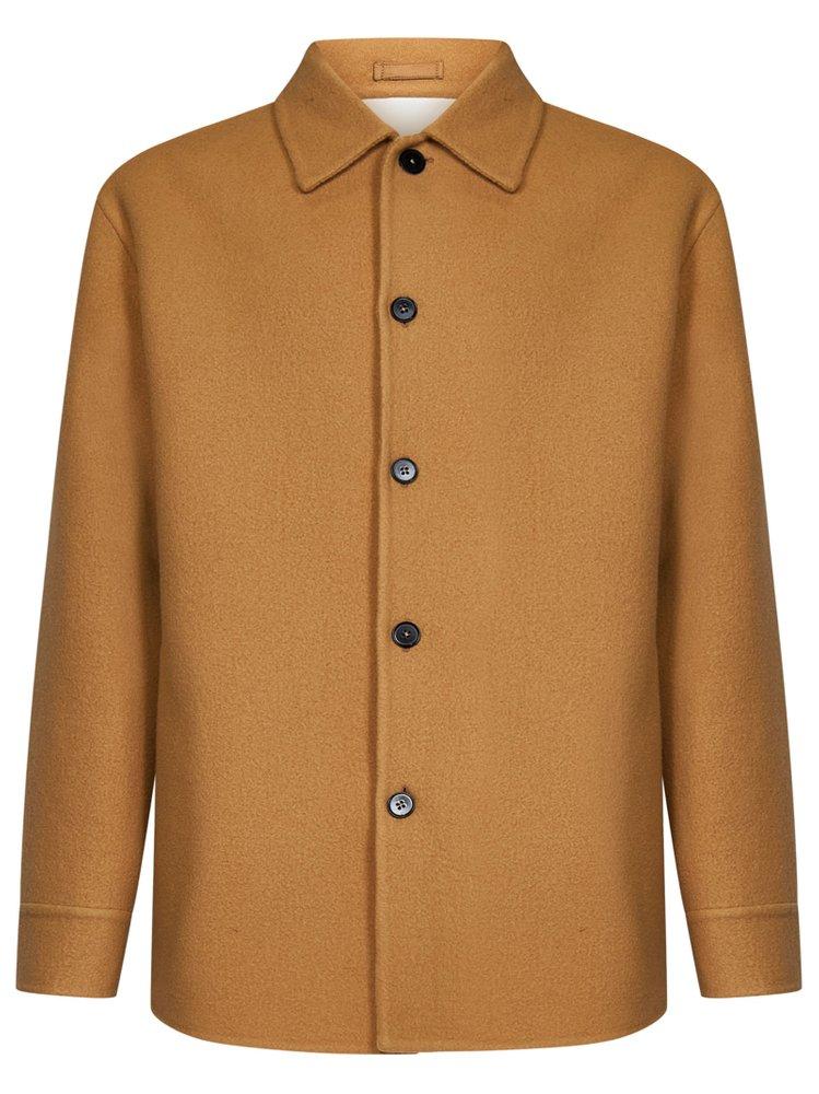 Jil Sander Long-Sleeved Buttoned Overshirt