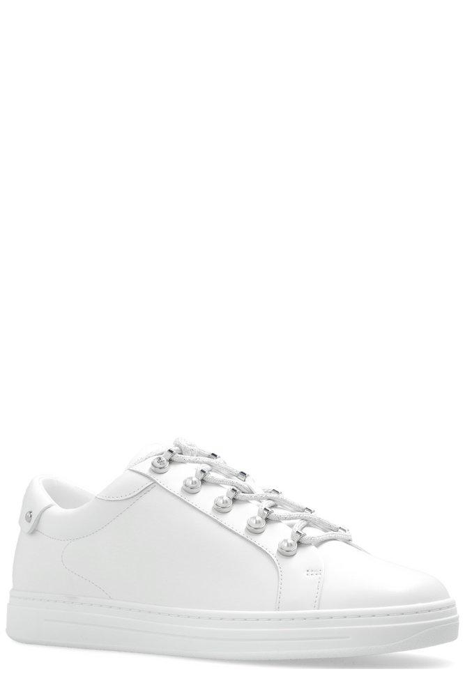 Jimmy Choo Antibes Embellished Low-Top Sneakers