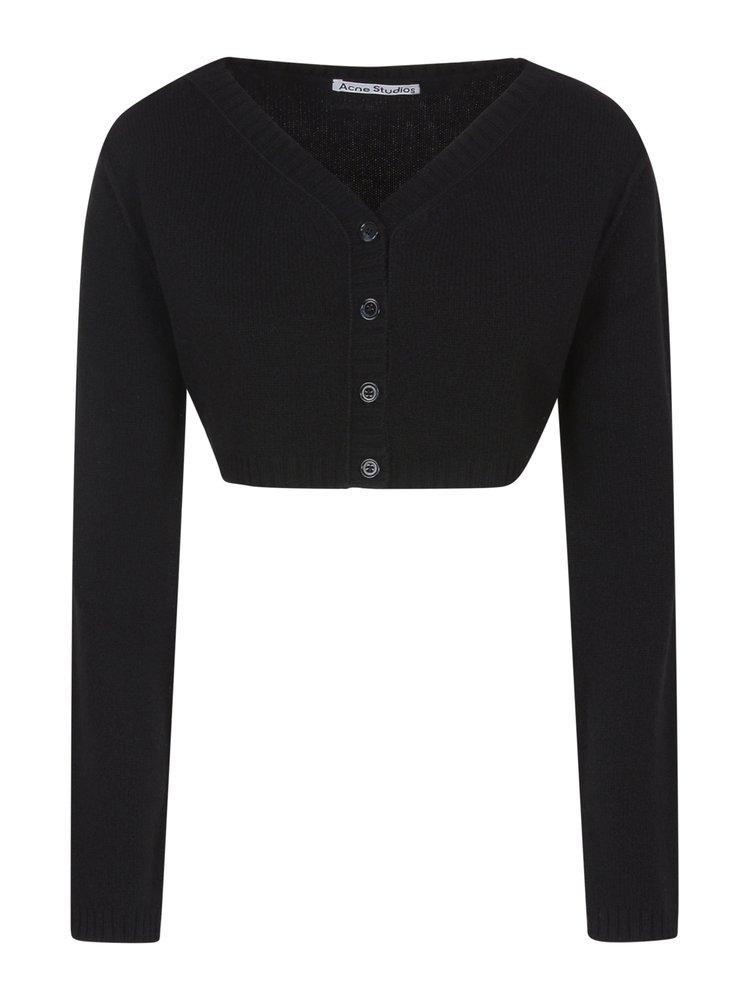 Acne Studios Cropped Buttoned Sweater