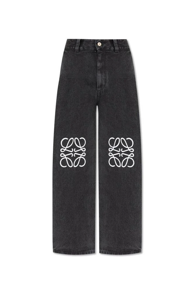 Loewe Logo Printed Straight-Leg Jeans