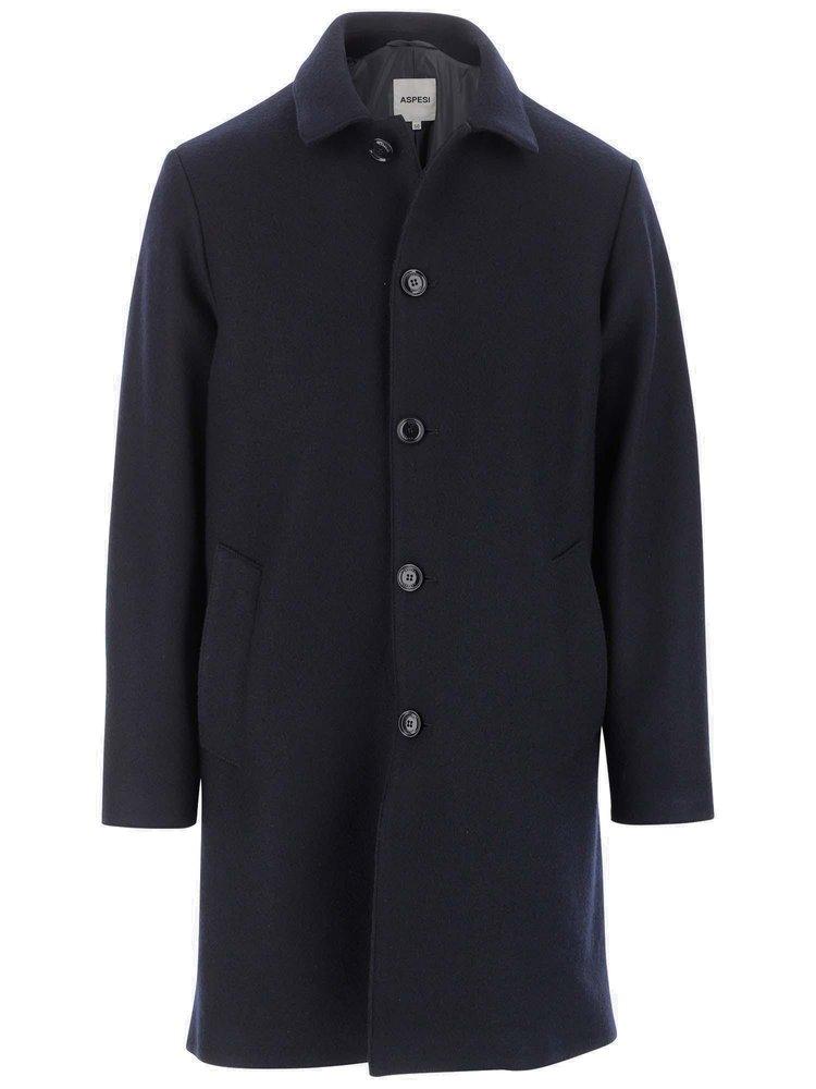 Aspesi Single-Breasted Mid-Length Coat