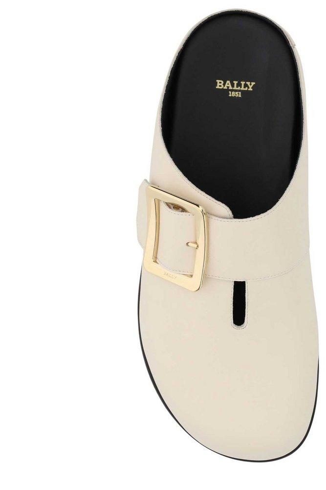 Bally Buckle-Detailed Slip-On Slippers