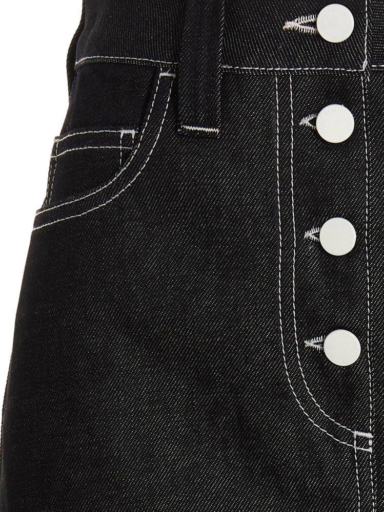 Sunnei Button Denim Skirt