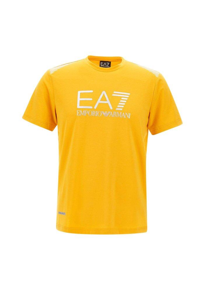 Ea7 Emporio Armani Logo-Printed Crewneck T-Shirt